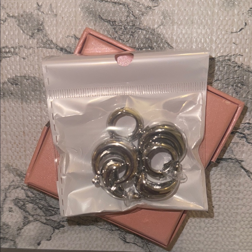 Silver Hoop Earrings